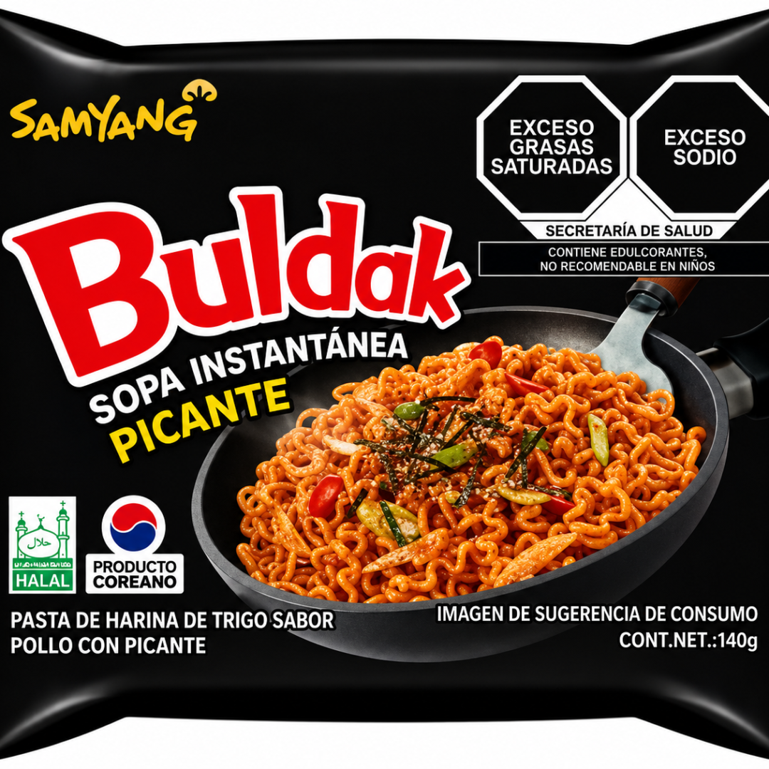 Buldak Sopa Instantánea